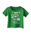 12 Days of Christmas Text Color Infant T-Shirt Dark-Infant T-Shirt-TooLoud-Clover-Green-06-Months-Davson Sales