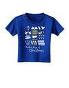 12 Days of Christmas Text Color Toddler T-Shirt Dark-Toddler T-Shirt-TooLoud-Royal-Blue-2T-Davson Sales