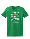 12 Days of Christmas Text Color Womens Dark T-Shirt-TooLoud-Kelly-Green-X-Small-Davson Sales
