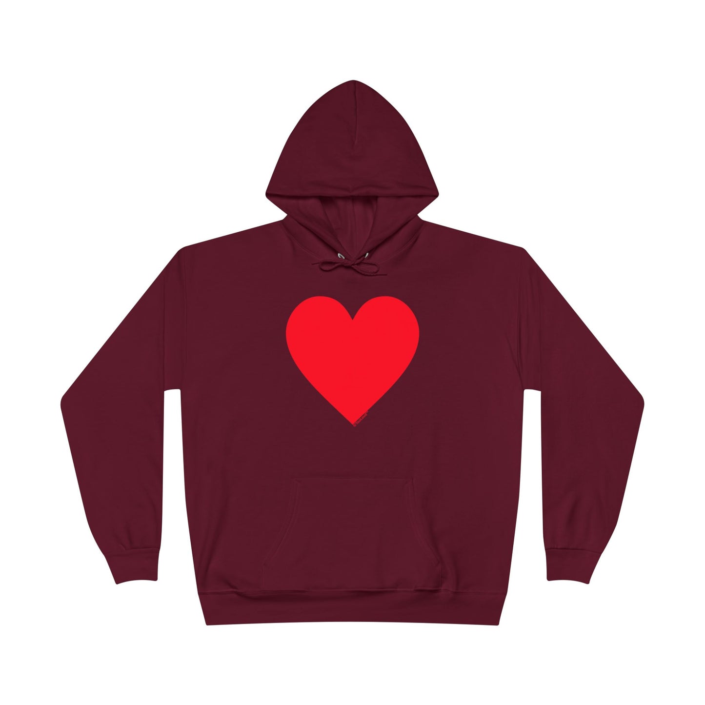 TOOLOUD Big Red Heart Valentine's Day Dark Unisex Hoodie Sweatshirt