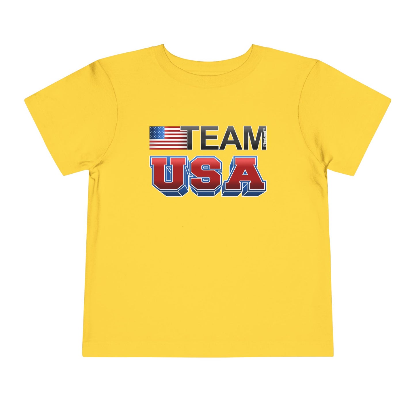 Sporty Team USA Toddler T-Shirt by TOOLOUD