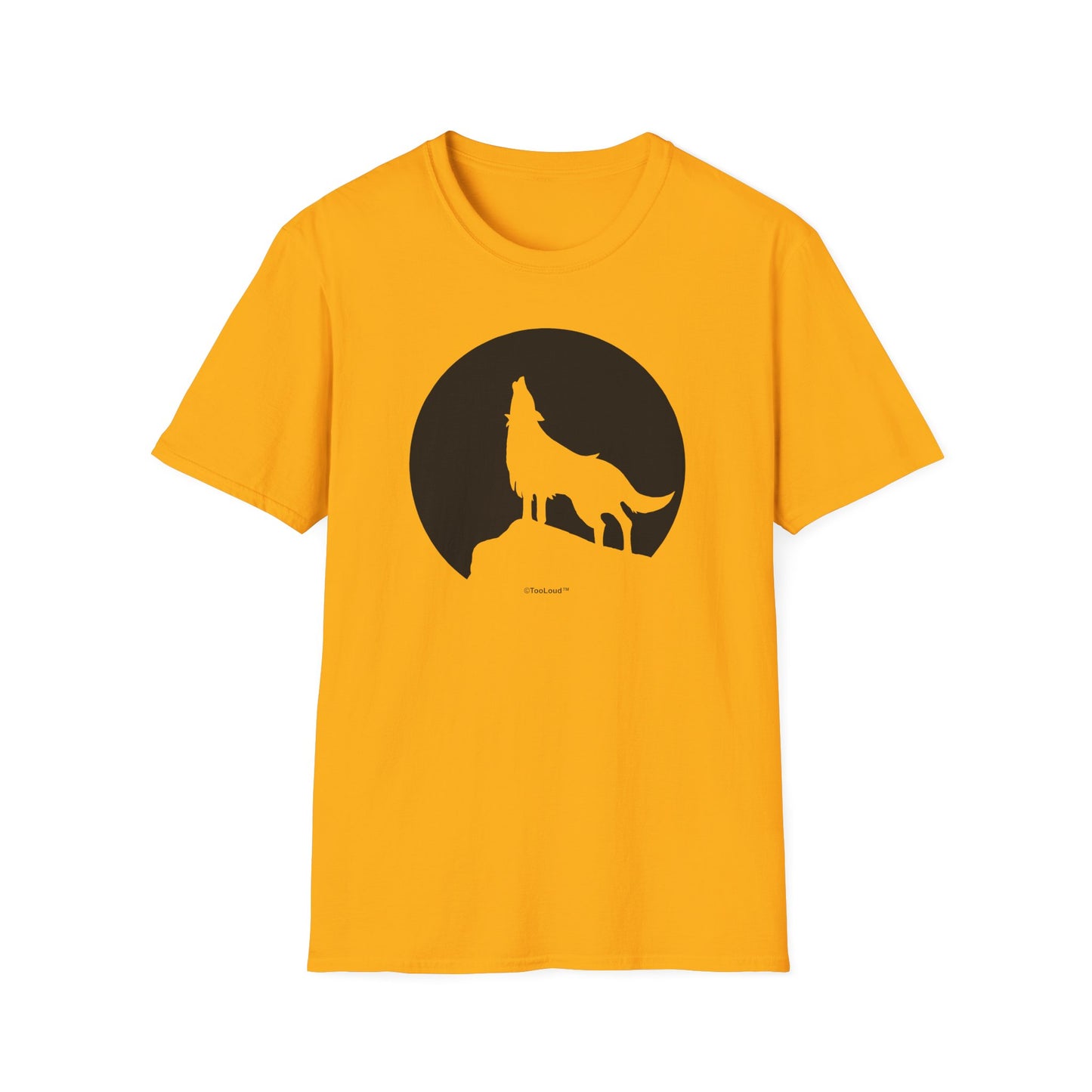 Wolf Howling at the Moon – Design #1 Women’s T-Shirt by TOOLOUD