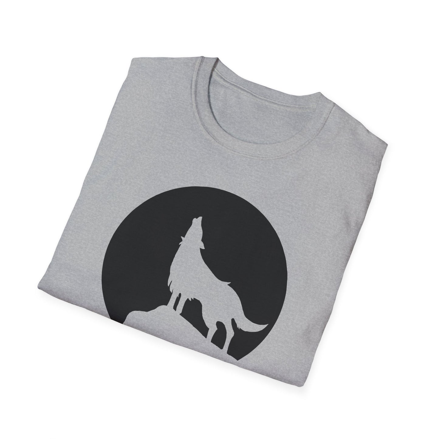 Wolf Howling at the Moon – Design #1 Women’s T-Shirt by TOOLOUD
