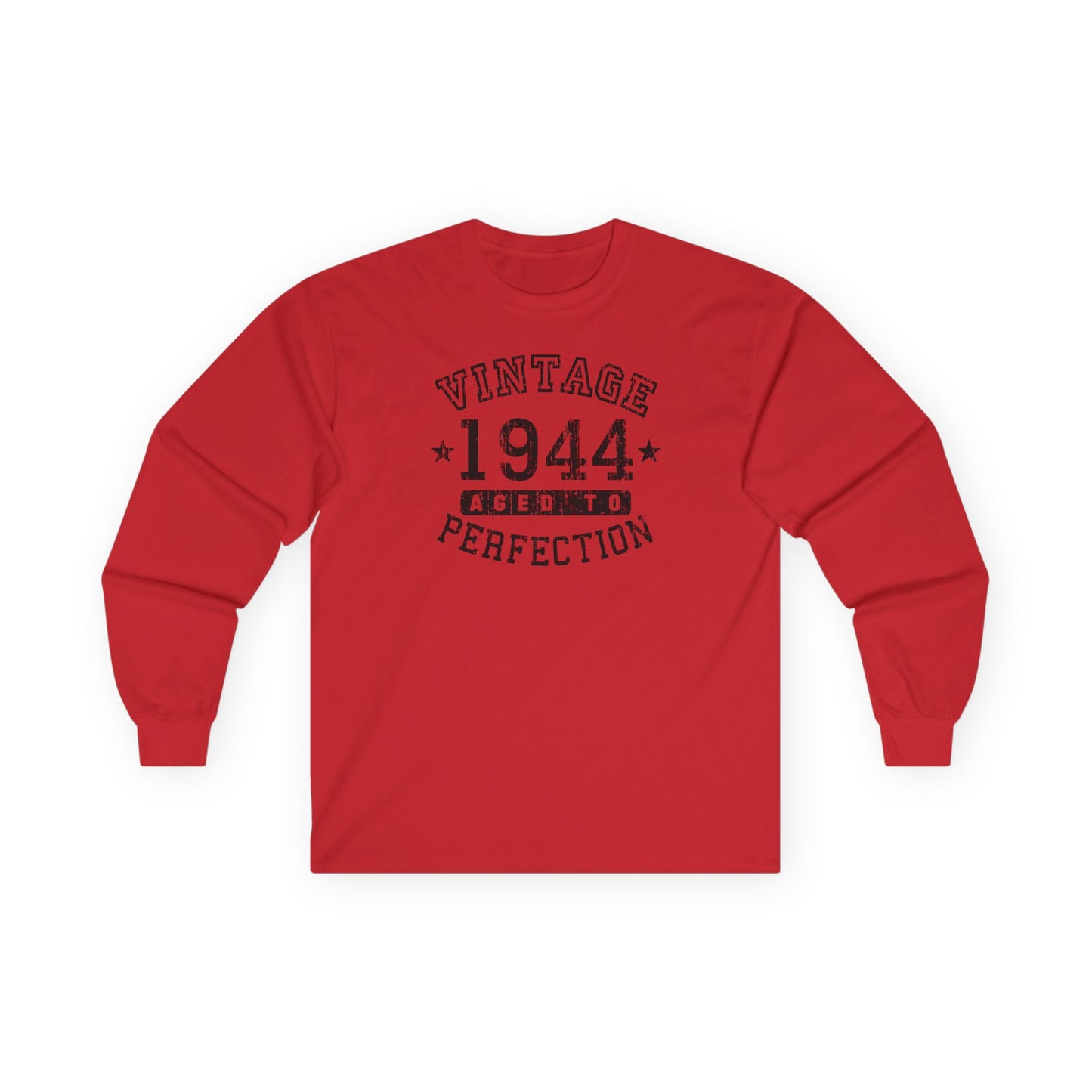 1944 – Vintage Birth Year Adult Long Sleeve Shirt by TOOLOUD
