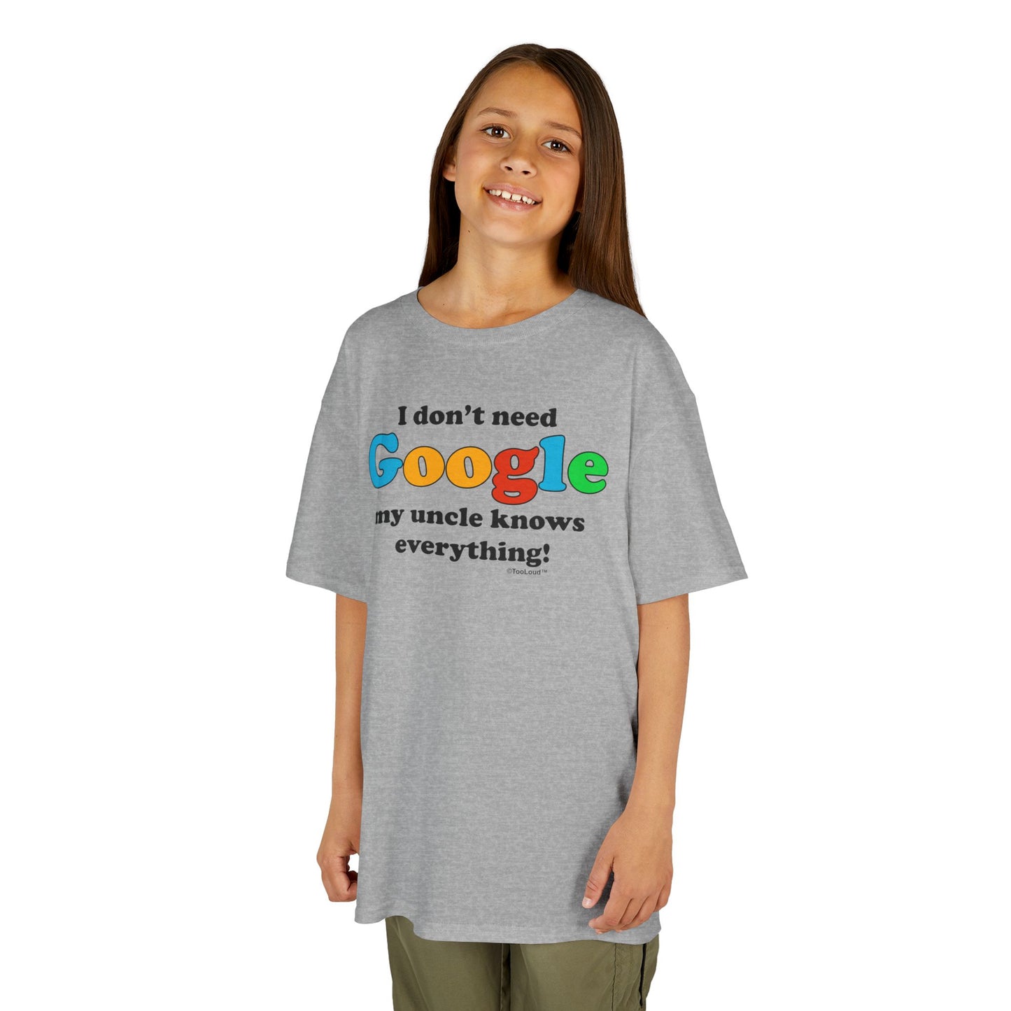 I Don’t Need Google – Uncle Children’s T-Shirt by TOOLOUD™