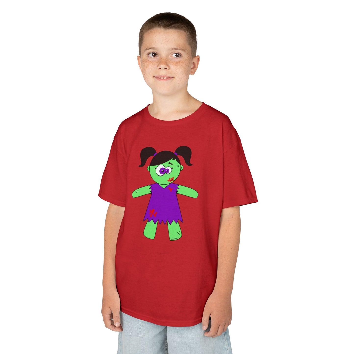 Zombie Girl Halloween Children’s T-Shirt by TOOLOUD
