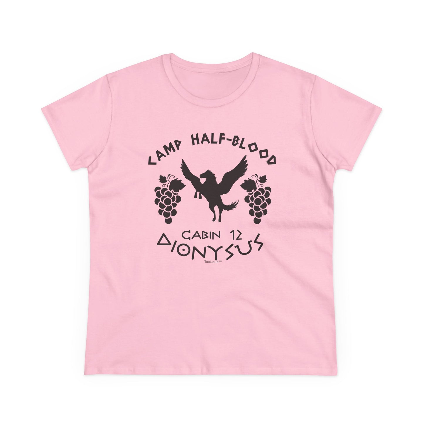 Camp Half Blood Cabin 12 Dionysus Womens T-Shirt by TOOLOUD