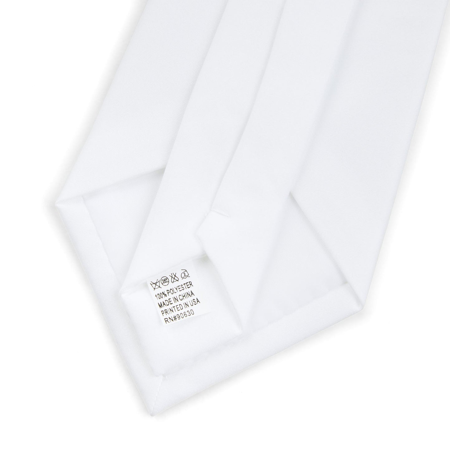 Adorable Space Cat Printed AOP White Necktie by TOOLOUD