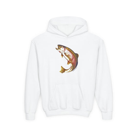 Rainbow Trout Youth Children’s Hoodie Sweatshirt by TOOLOUD