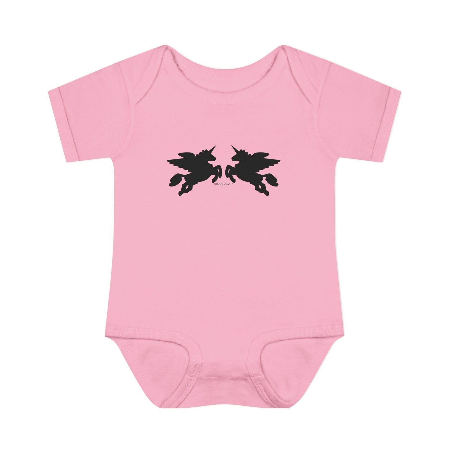 Unicorn Pegasus Design Baby Romper Bodysuit by TOOLOUD