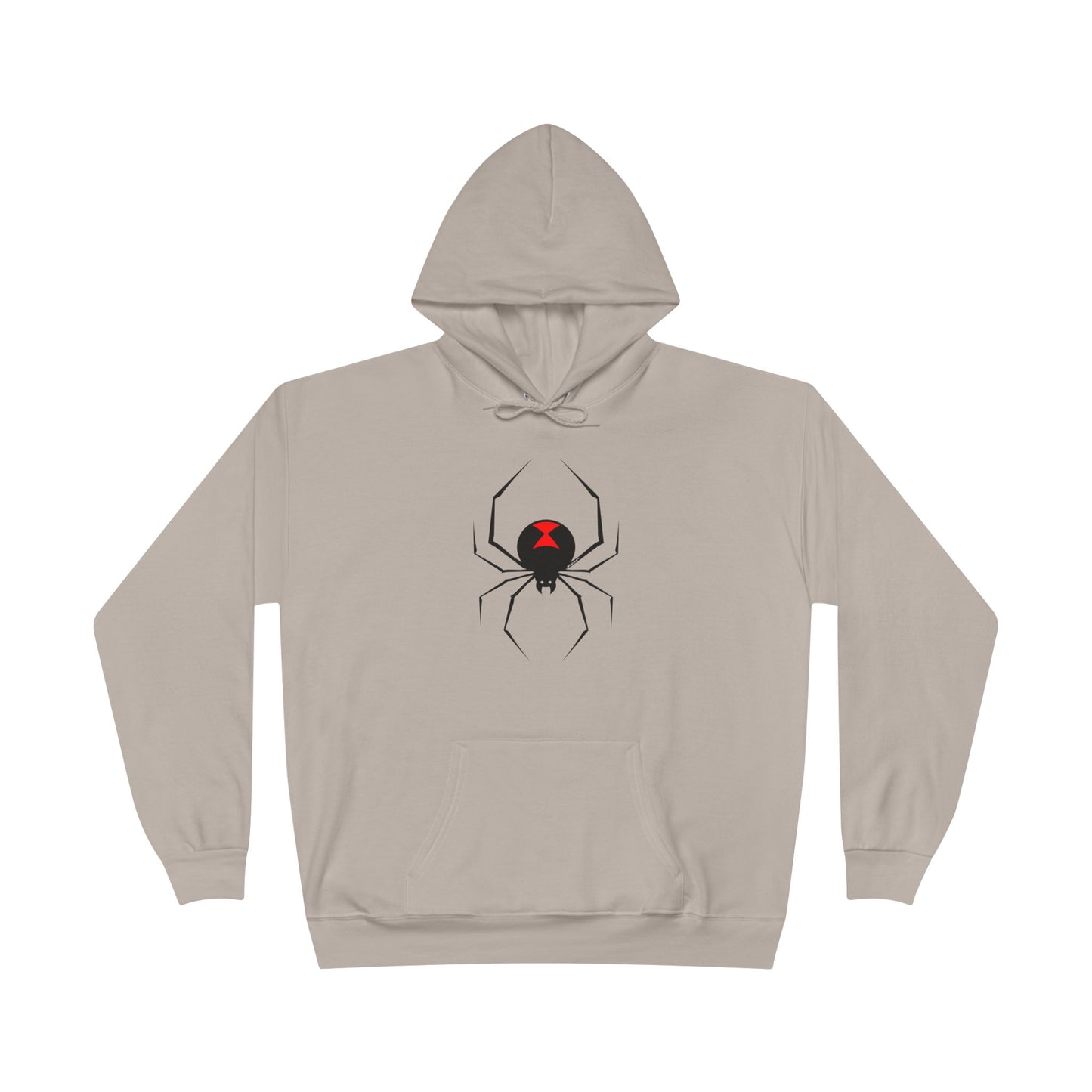 Black Widow Spider Design Hoodie Sweatshirt by TOOLOUD
