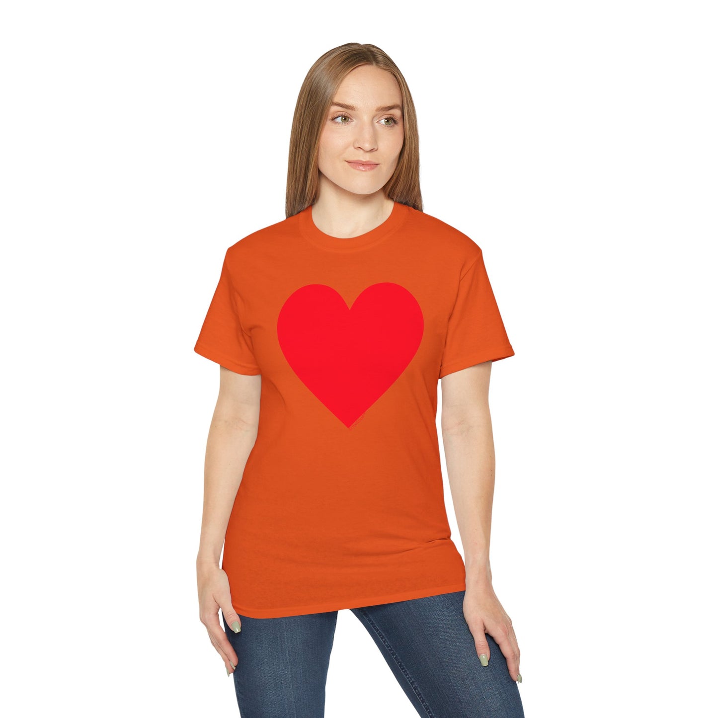 Big Red Heart Valentine's Day Women's T-Shirt by TOOLOUD