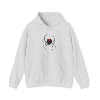 TooLoud Black Widow Spider Design Unisex Hoodie Sweatshirt