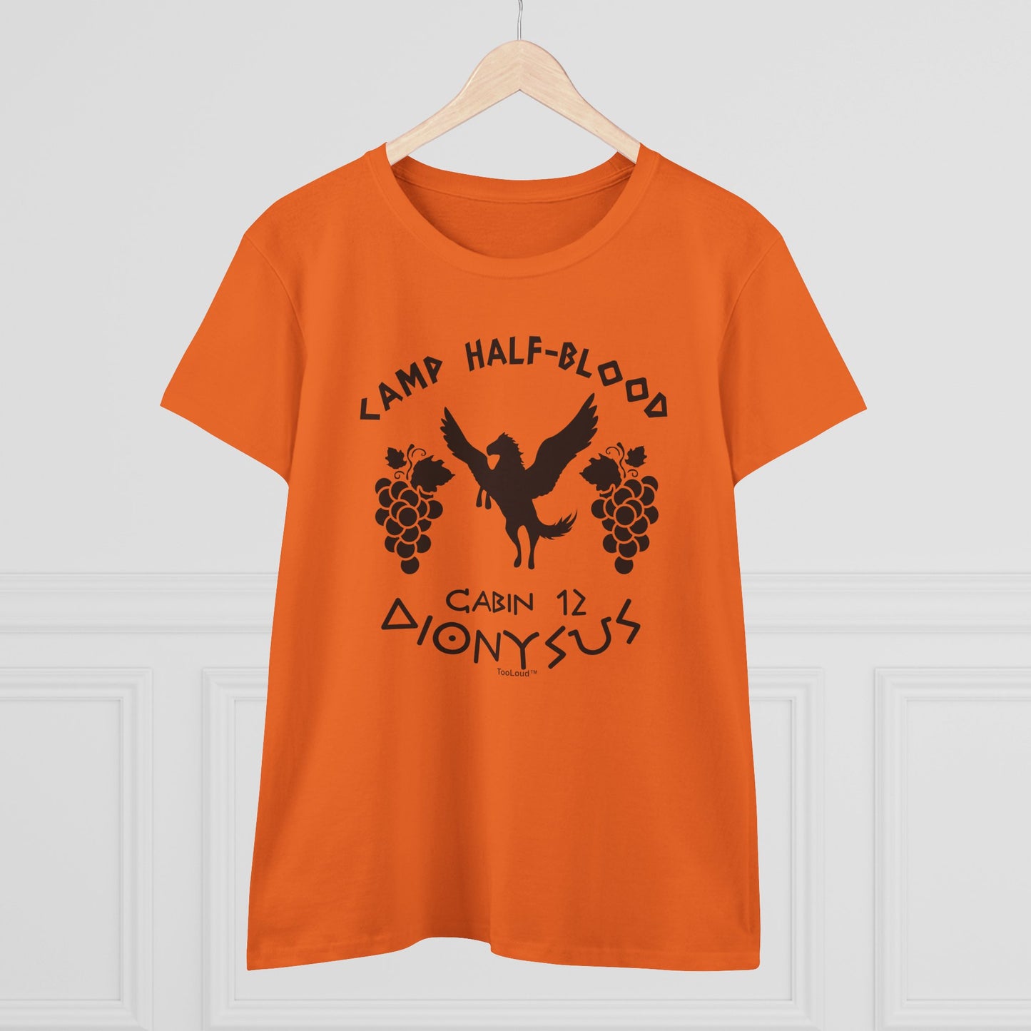 Camp Half Blood Cabin 12 Dionysus Womens T-Shirt by TOOLOUD