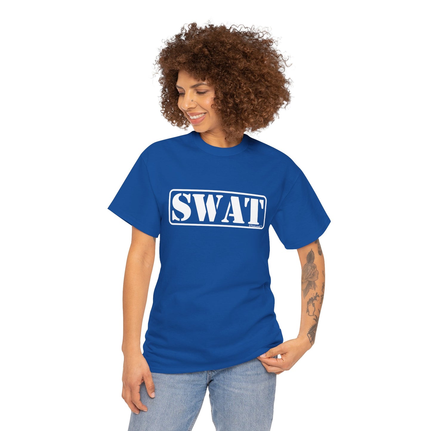 SWAT Team Logo – Text #2 Women’s Dark T-Shirt by TOOLOUD™