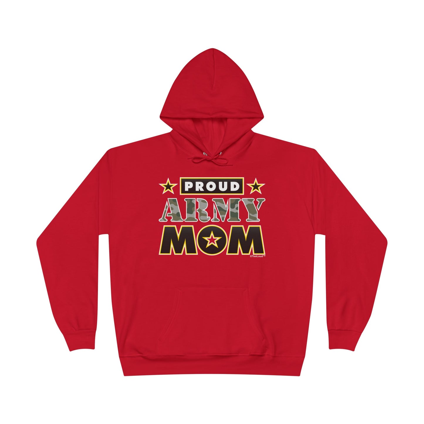 Proud Army Mom Dark Sweatshirt Hoodie by TOOLOUD™
