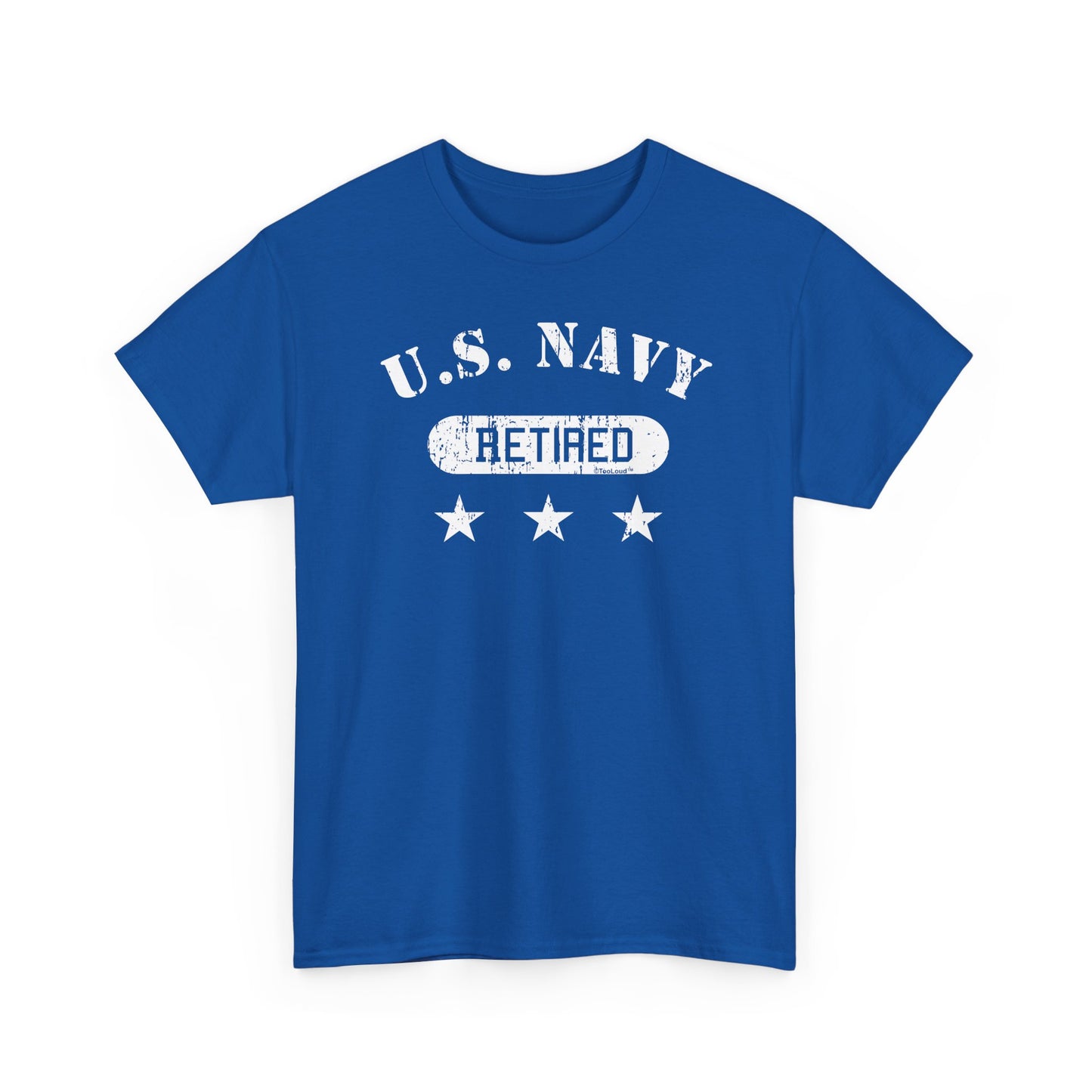 Retired Navy Adult Dark T-Shirt by TOOLOUD