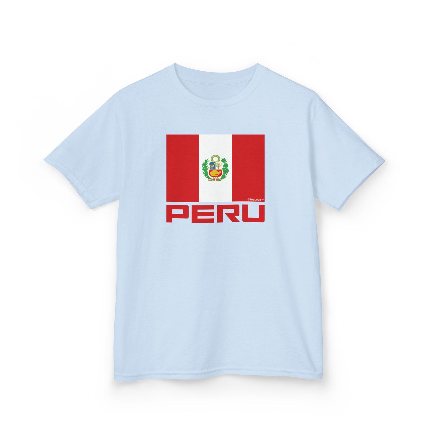Peru Flag Children’s T-Shirt by TOOLOUD