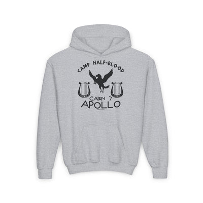 TOOLOUD Cabin 7 Apollo Camp Half-Blood Youth Children’s Hooded Sweatshirt