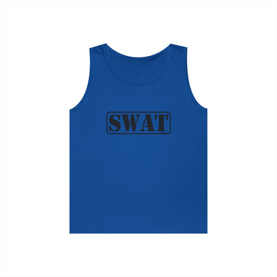 TOOLOUD SWAT Team Logo - Text #2 Unisex Tank Top Heavy Cotton