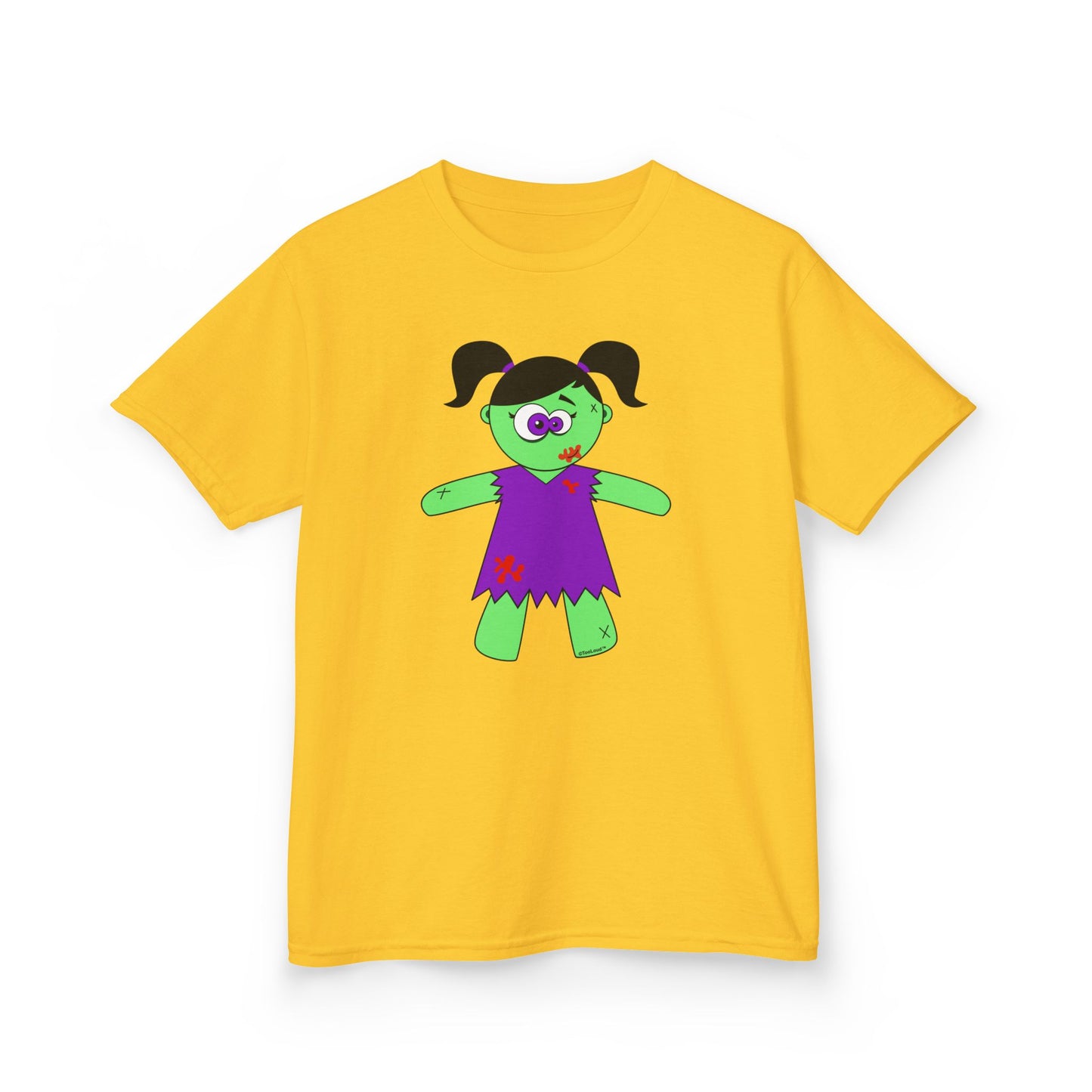Zombie Girl Halloween Children’s T-Shirt by TOOLOUD