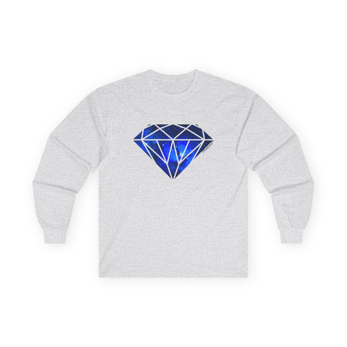 Space Diamond Adult Long Sleeve T-Shirt by TOOLOUD