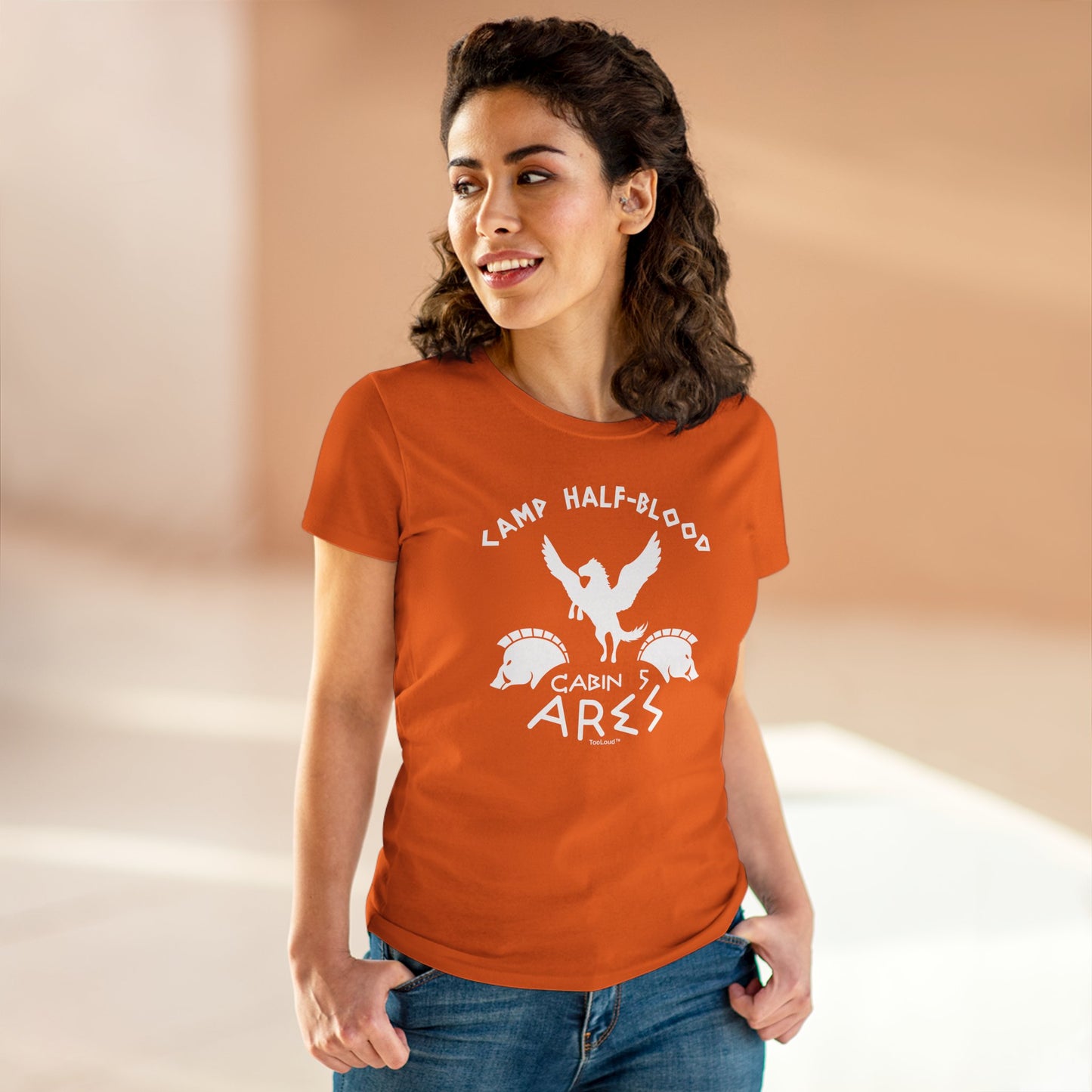 Camp Half Blood Cabin 5 Ares Children’s Dark T-Shirt by TOOLOUD