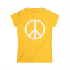 Peace Sign Symbol Juniors Crew T-Shirt by TOOLOUD