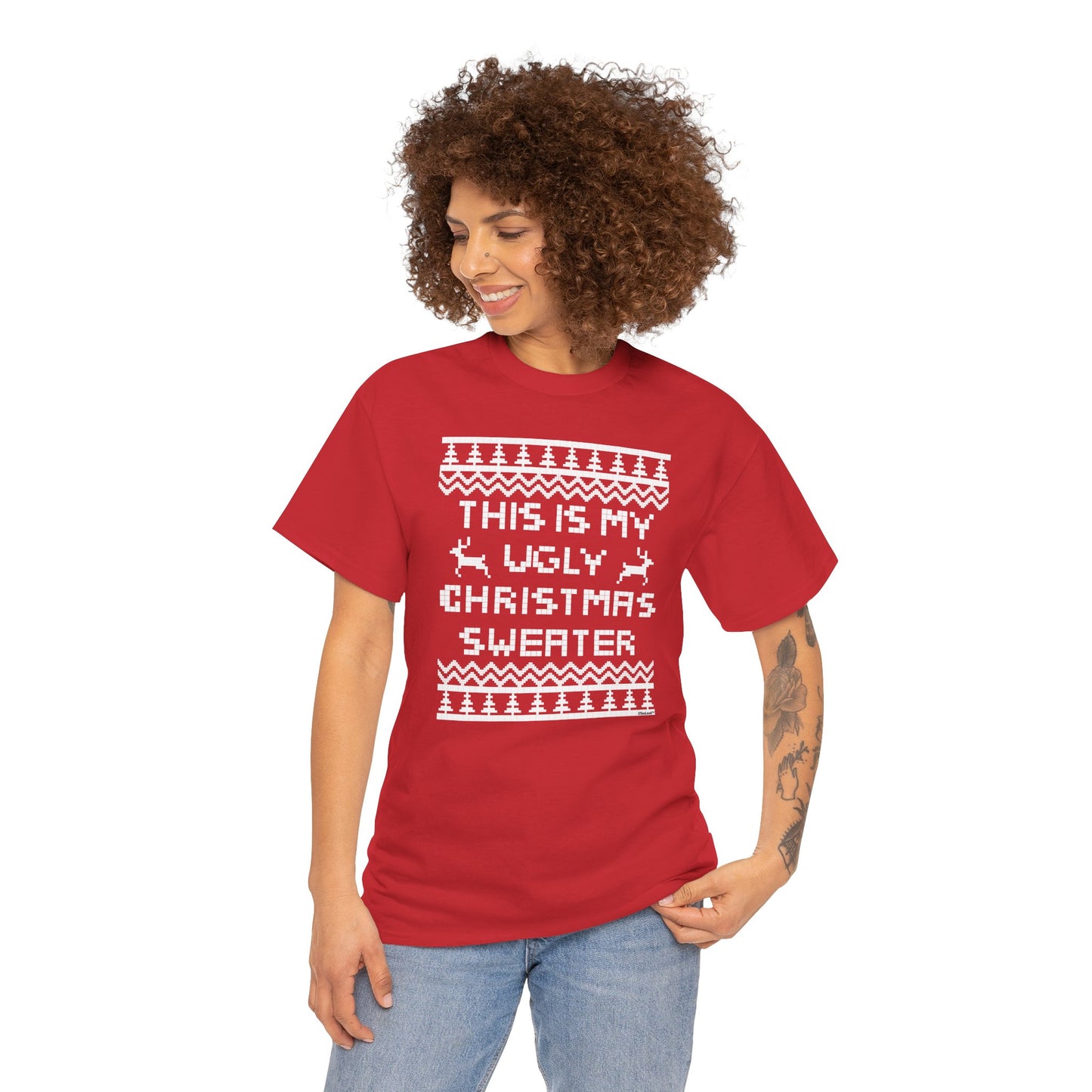 This Is My Ugly Christmas Sweater Women’s Dark T-Shirt by TOOLOUD™