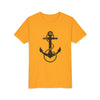 Distressed Nautical Sailor Rope Anchor Children's Youth T-Shirt by TOOLOUD