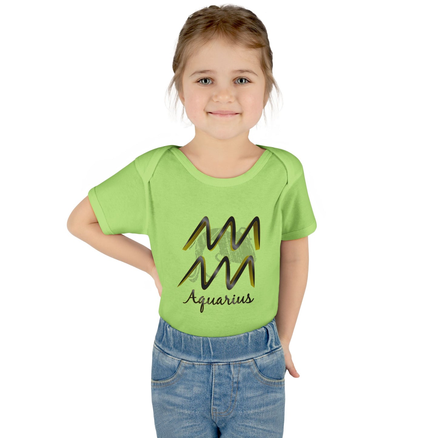 Aquarius Symbol Baby Romper Bodysuit by TOOLOUD
