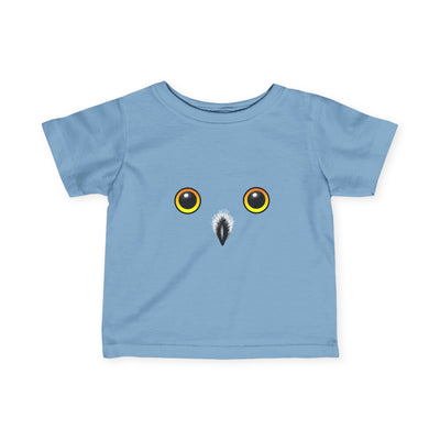 Cute Snowy Owl Face Infant T-Shirt By TOOLOUD