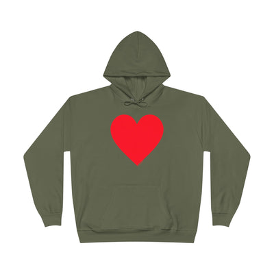 TOOLOUD Big Red Heart Valentine's Day Hoodie Sweatshirt – Romantic & Cozy Gift