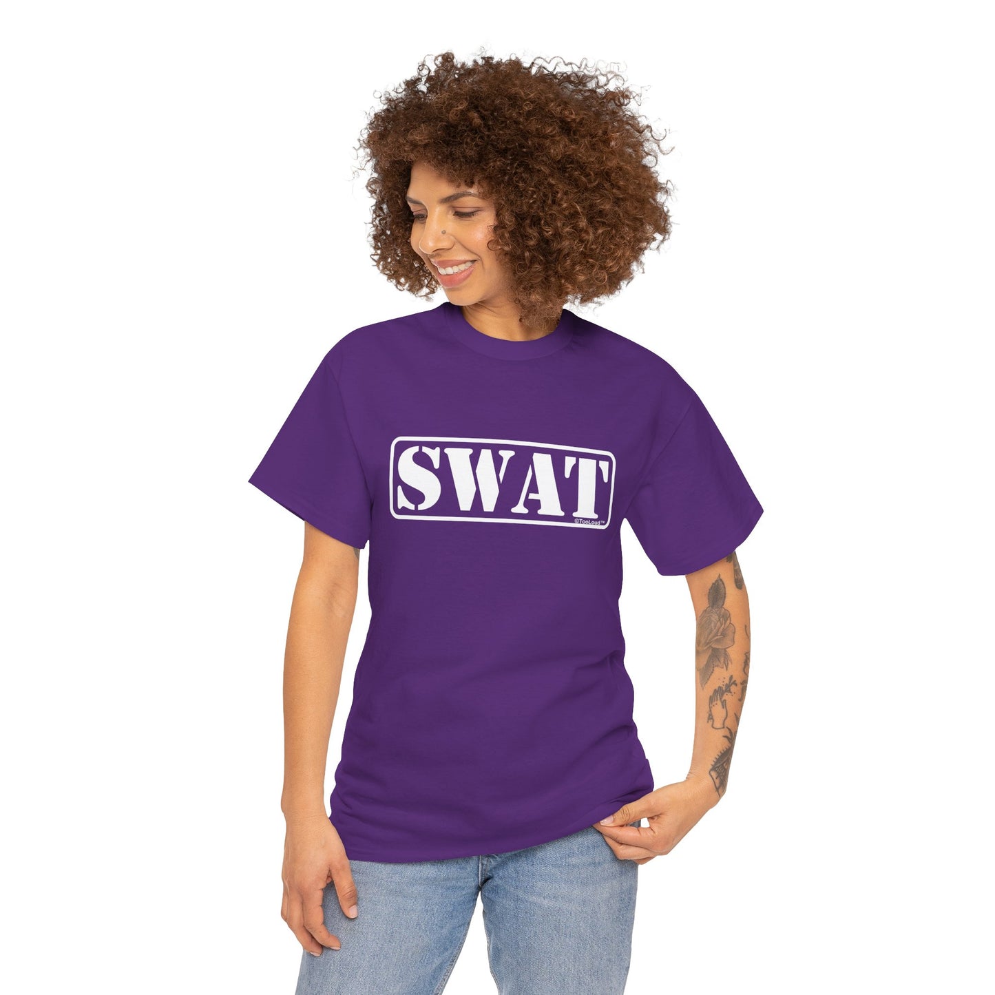SWAT Team Logo – Text #2 Women’s Dark T-Shirt by TOOLOUD™
