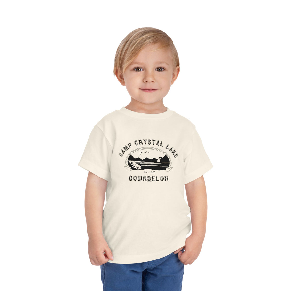 Camp Crystal Lake Counselor – Friday 13 Toddler T-Shirt by TOOLOUD