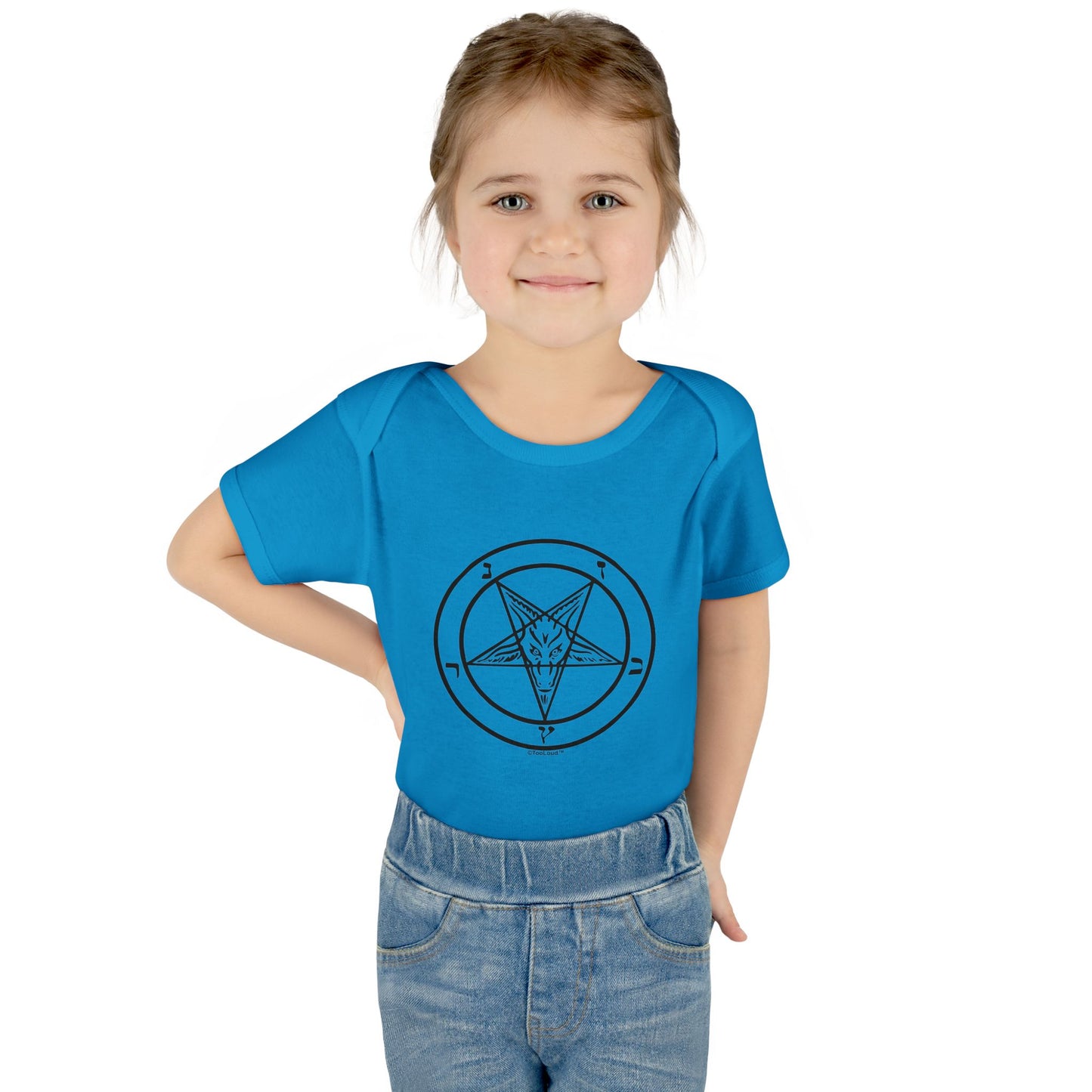 Sigil of Baphomet Baby Romper Bodysuit by TOOLOUD