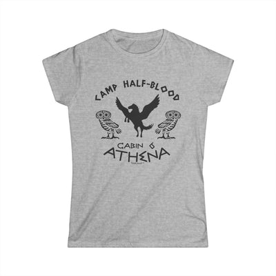 TOOLOUD Camp Half Blood Cabin 6 Athena Juniors T-Shirt – Greek Mythology Fan Apparel