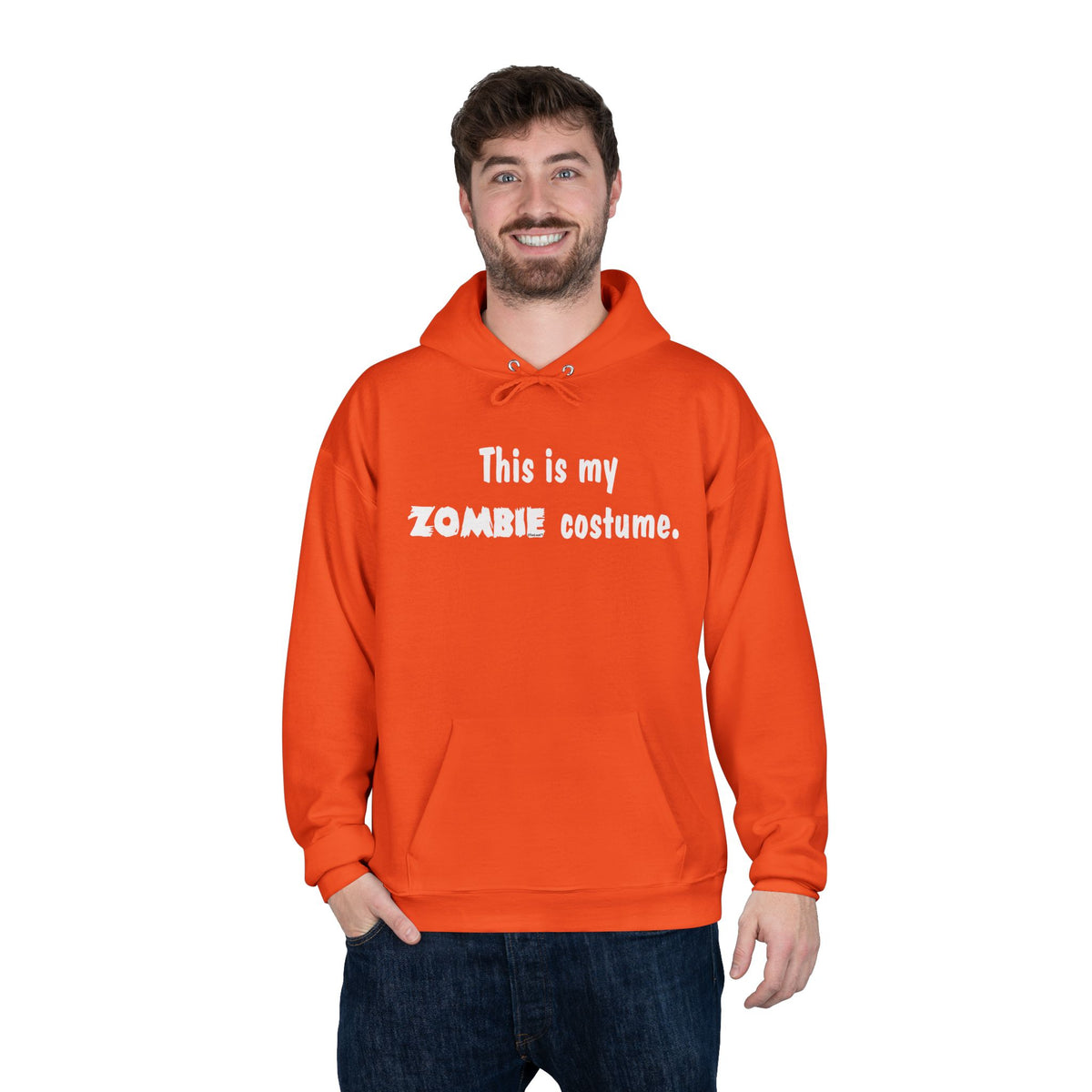 This Is My Zombie Costume – Halloween Dark Pullover Hoodie Sweatshirt by TOOLOUD