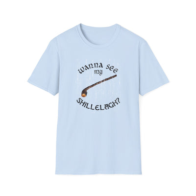 Wanna See My Shillelagh Adult Unisex T-Shirt by TOOLOUD