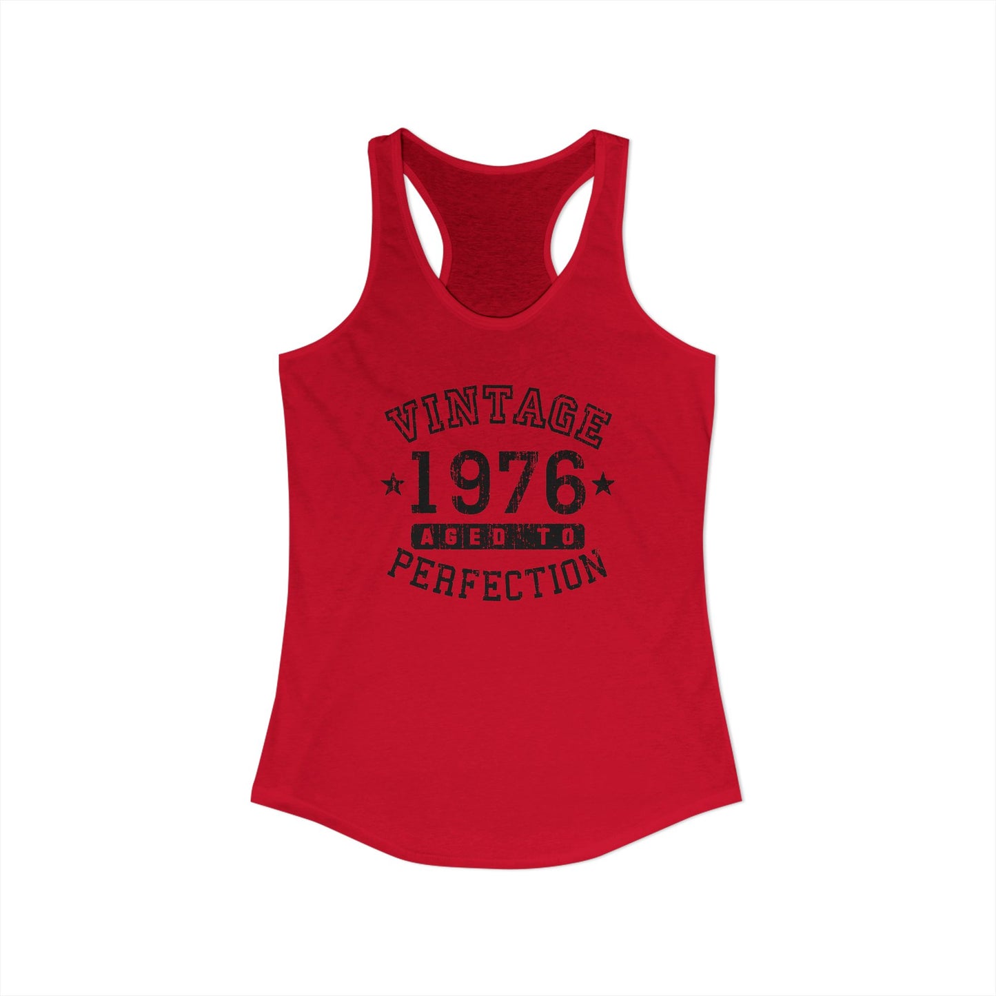 1976 – Vintage Birth Year Women’s Racerback Tank Top by TOOLOUD