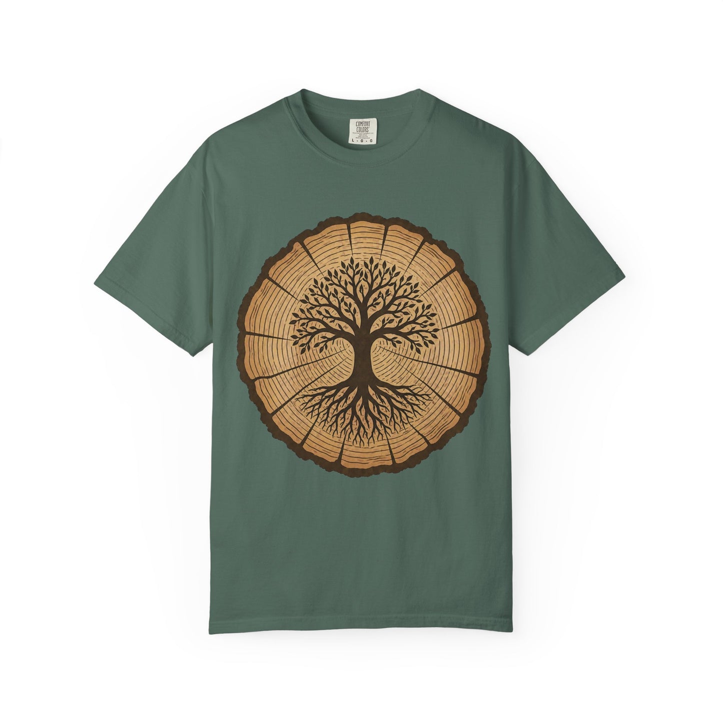 Tree Stump of Life – Unisex Garment-Dyed Adult T-Shirt
