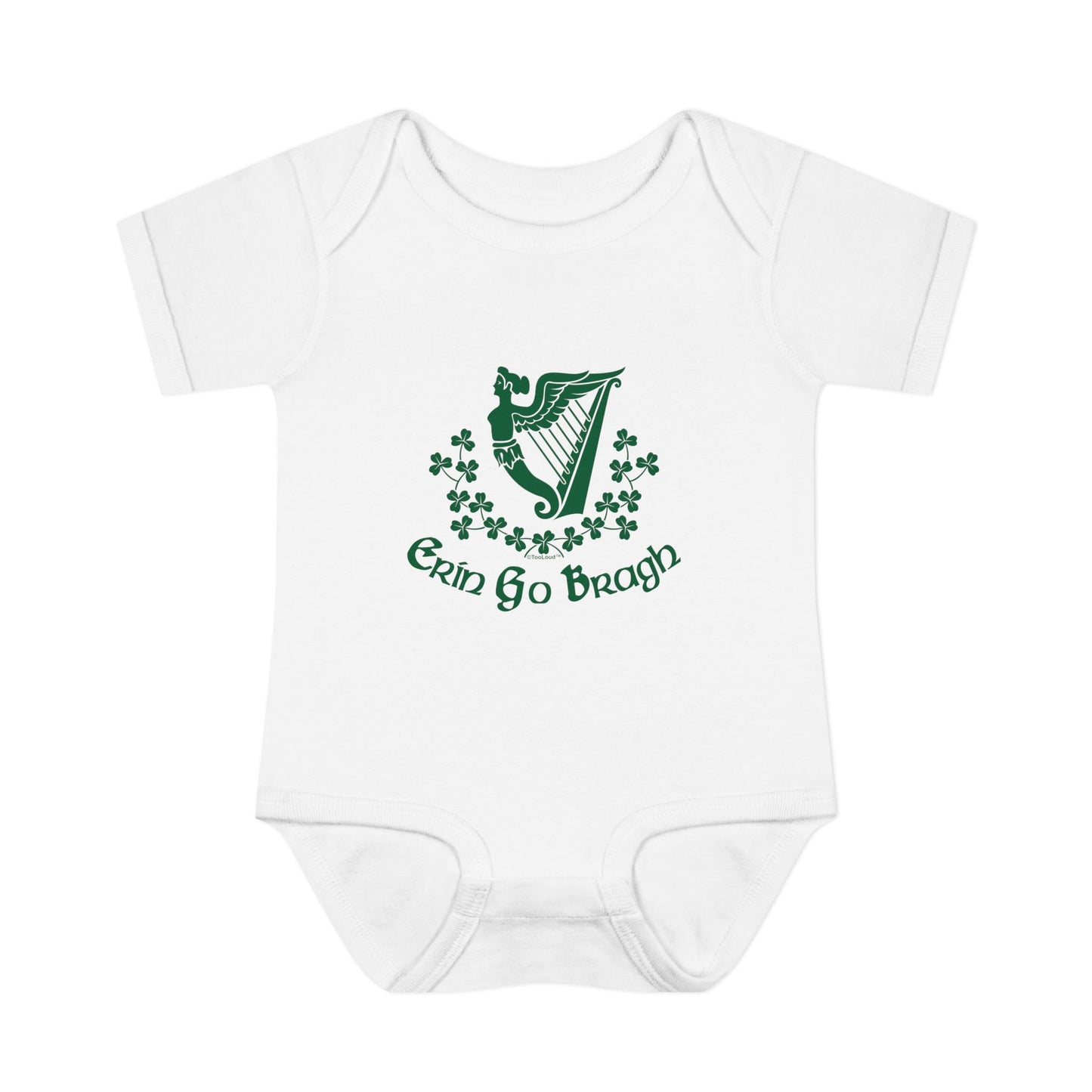 Erin Go Bragh Ireland Forever Baby Romper Bodysuit by TOOLOUD