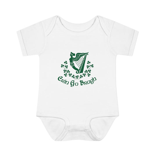Erin Go Bragh Ireland Forever Baby Romper Bodysuit by TOOLOUD