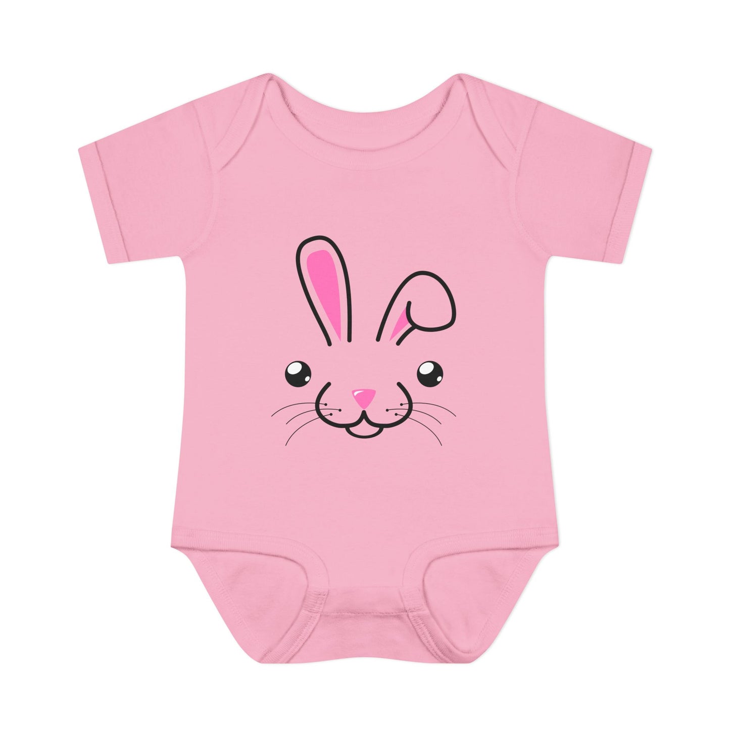 Cute Bunny Face Baby Romper Bodysuit by TOOLOUD