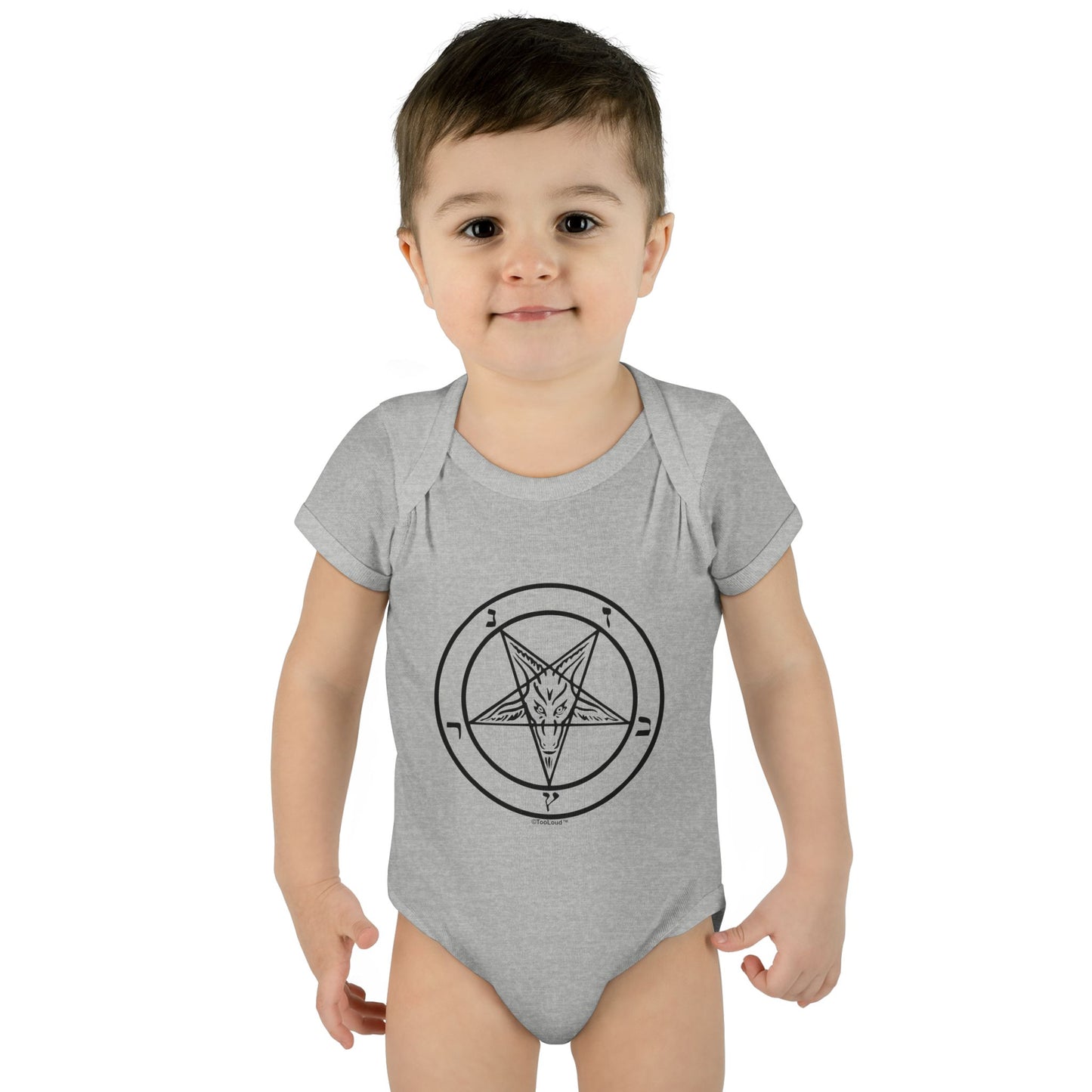 Sigil of Baphomet Baby Romper Bodysuit by TOOLOUD