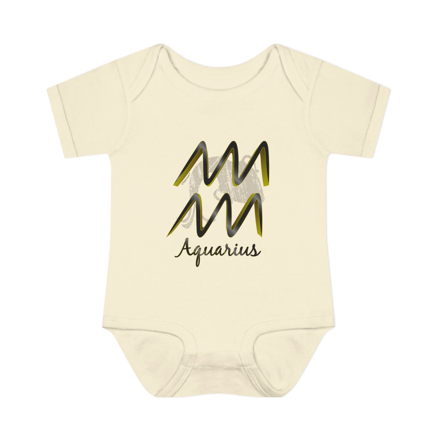 Aquarius Symbol Baby Romper Bodysuit by TOOLOUD