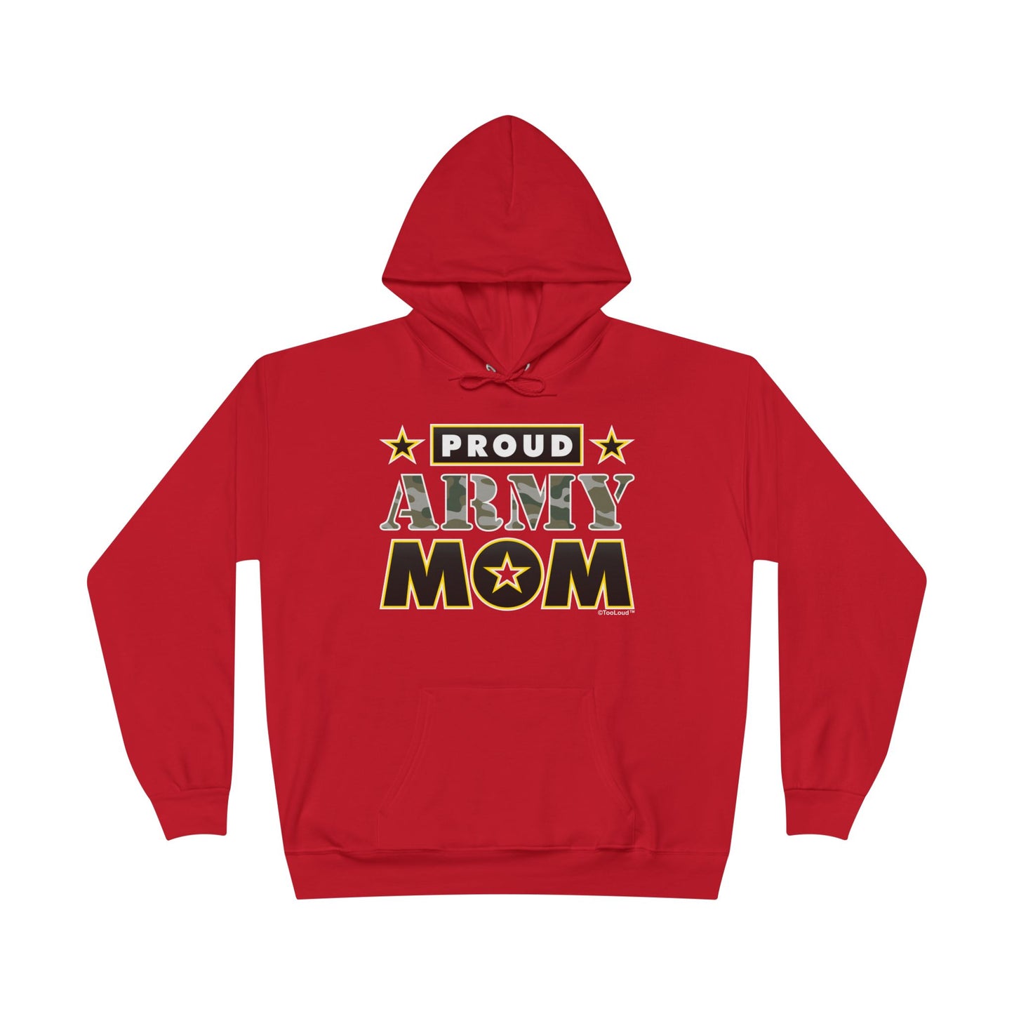 Proud Army Mom Dark Sweatshirt Hoodie by TOOLOUD™
