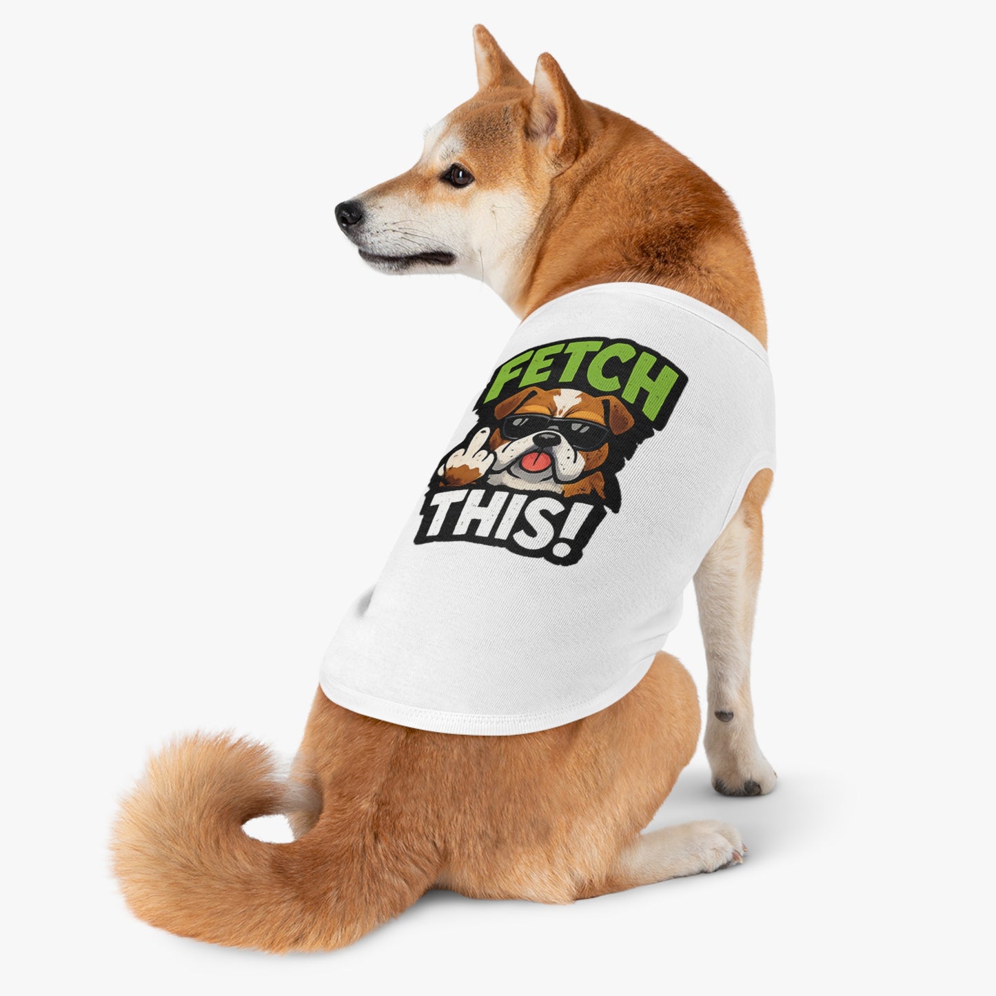 Fetch This! Middle Finger Dog Shirt by TOOLOUD