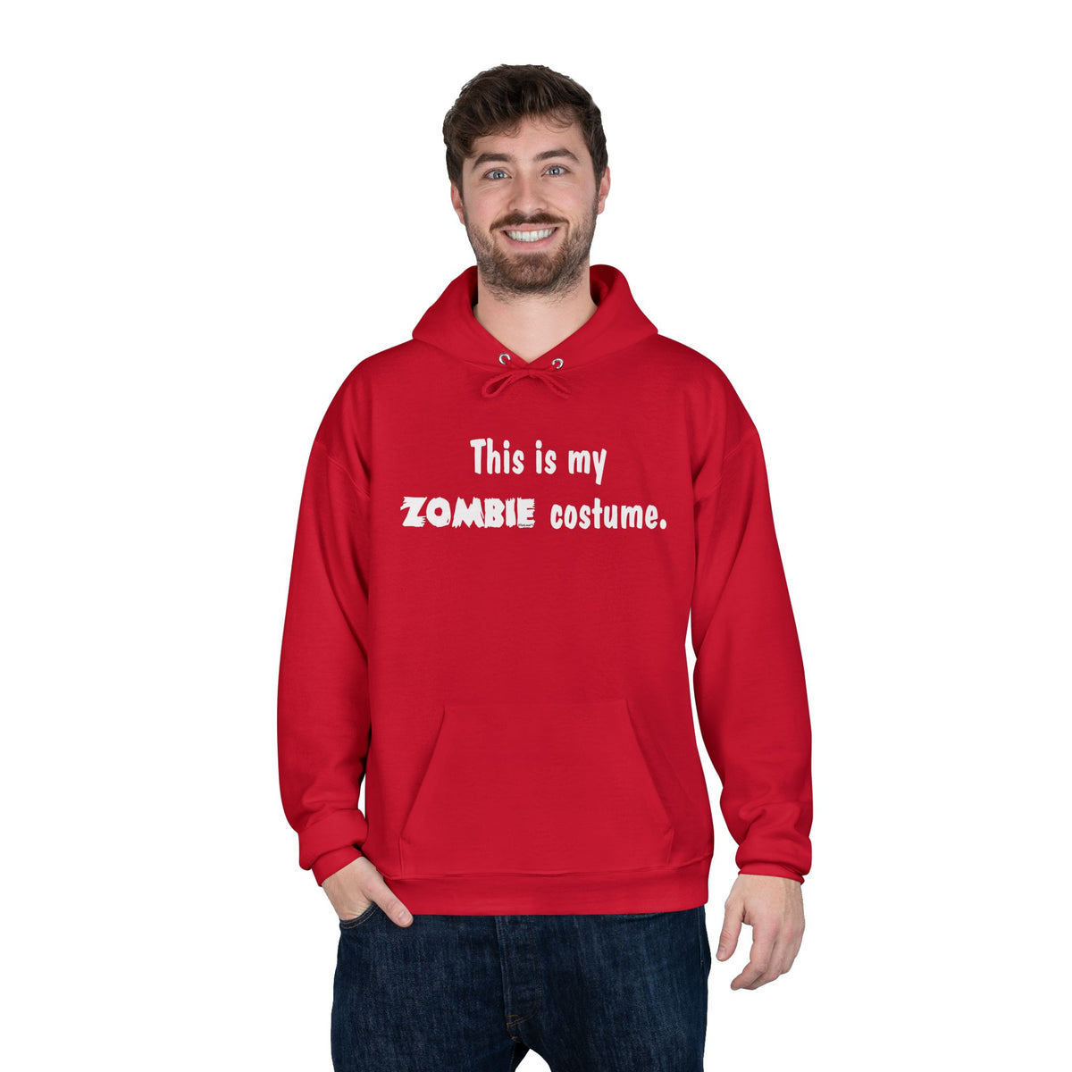 This Is My Zombie Costume – Halloween Dark Pullover Hoodie Sweatshirt by TOOLOUD