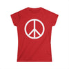 Peace Sign Symbol Juniors Crew T-Shirt by TOOLOUD